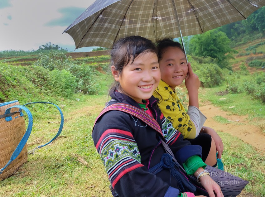 Sapa Vietnam Mädchen Ethnische Minderheit