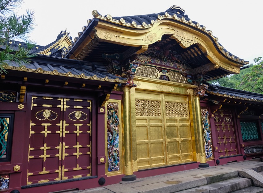 Karamon Eingang zum Toshogu Schrein in Tokio, Japan